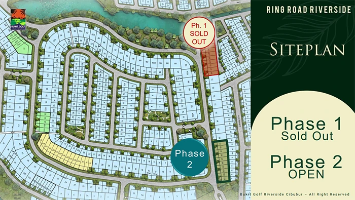 Ring Road Riverside Site Plan - Ultra-Premium Lakefront Layout